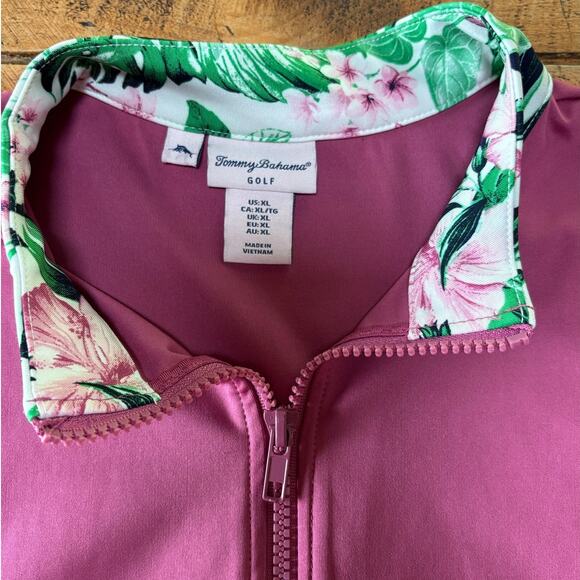 Womens Tommy Bahama Golf Tennis Resort Style Dress Mauve Pink 1/4 Zip Size‎ XL - Picture 6 of 9